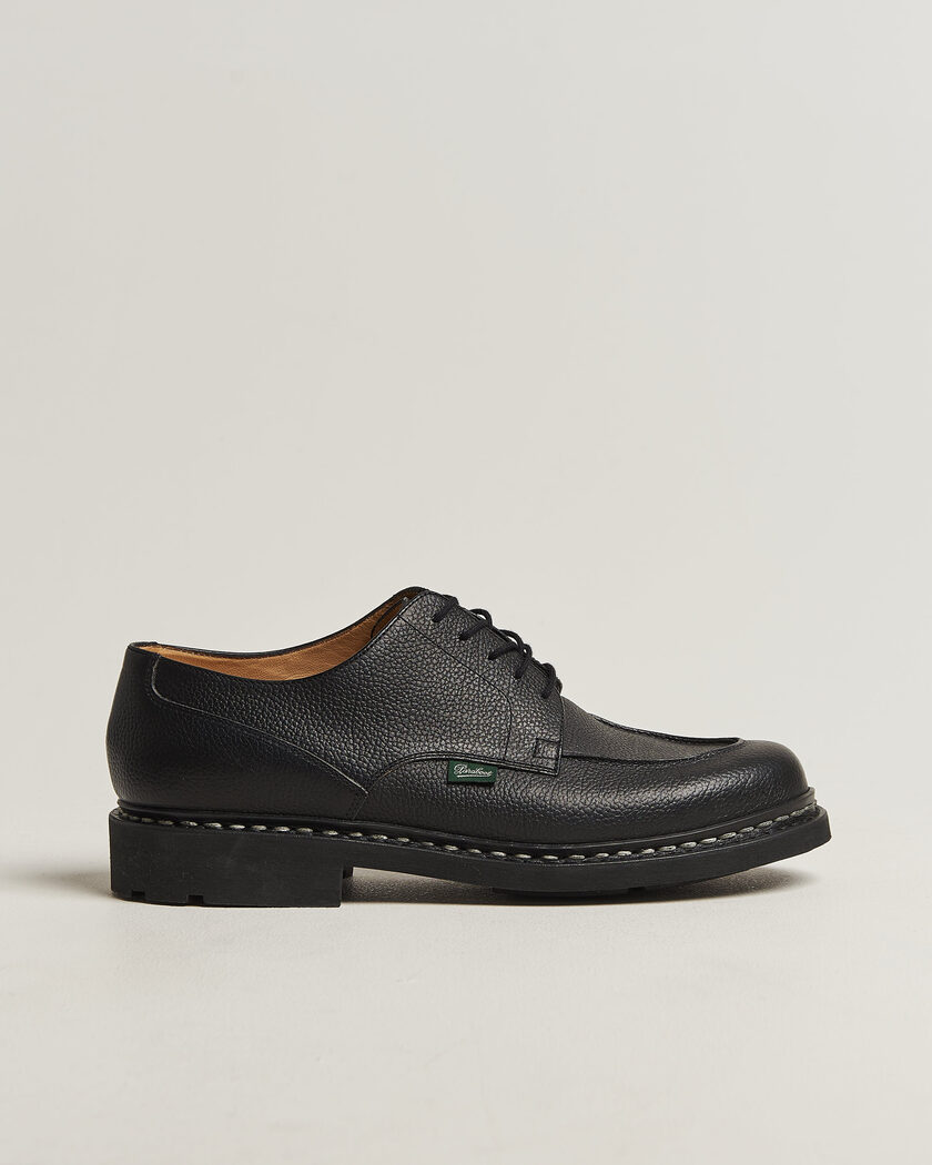 Paraboot Chambord Derby Black Grain – Noir