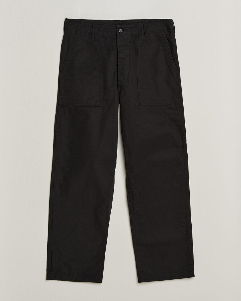 orSlow Regular Fit Original Sateen Fatigue Pants Black – Noir