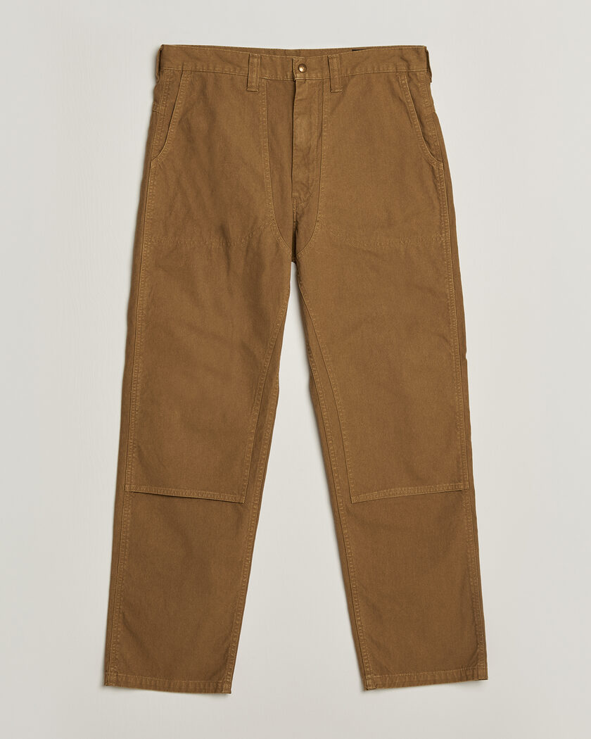 orSlow Double Knee Work Trousers Brown – Marron