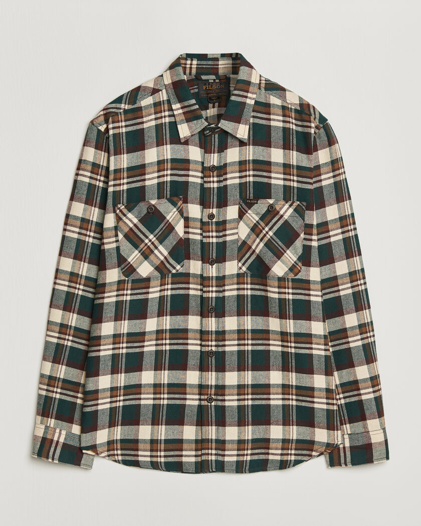 Filson The Rangeland Flannel Shirt Green – Multicolore