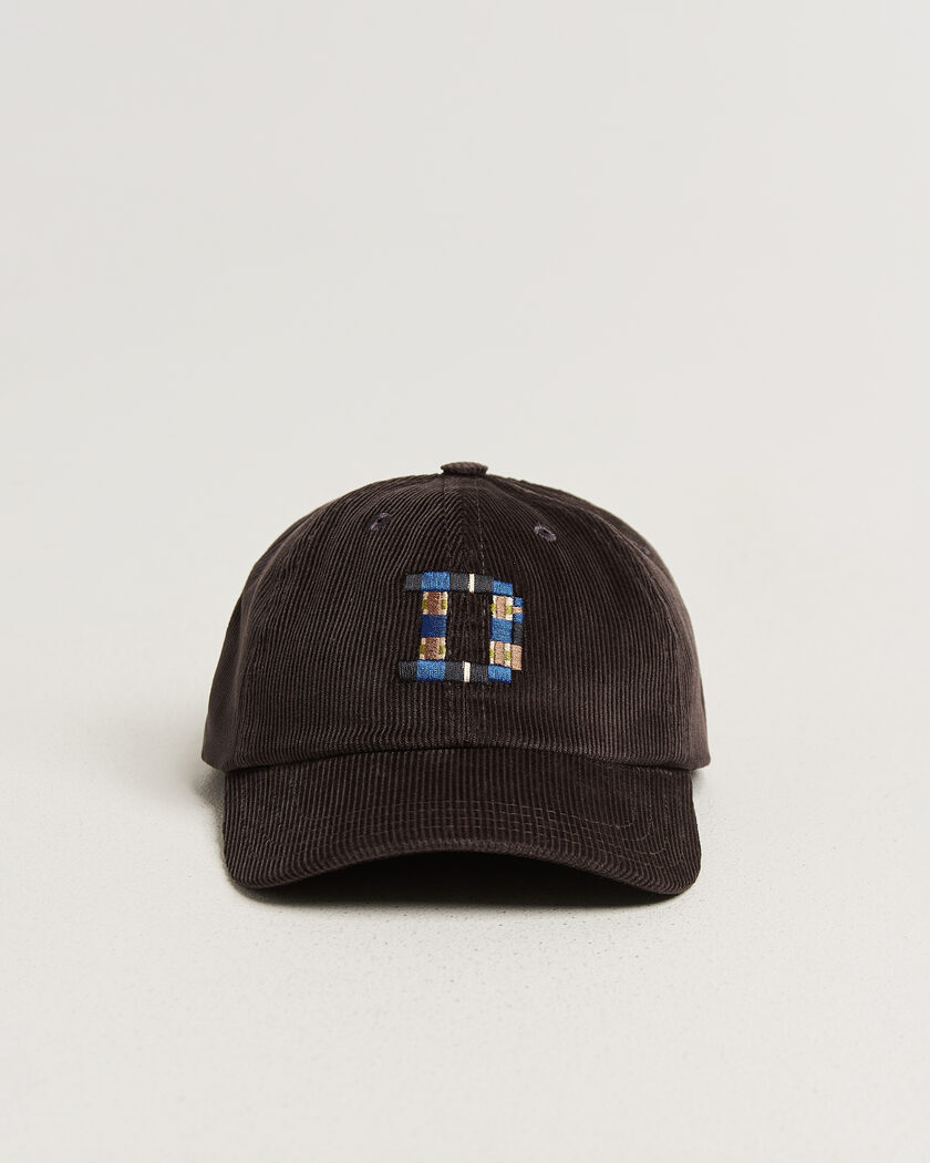Drake's D 1977 Cord Baseball Cap Brown – Marron
