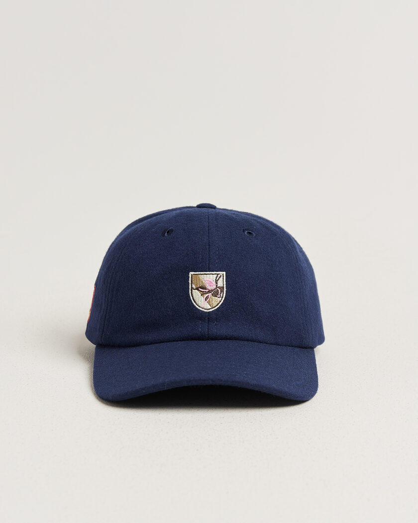 Drake's Crest Merino Wool Baseball Cap Navy – Bleu