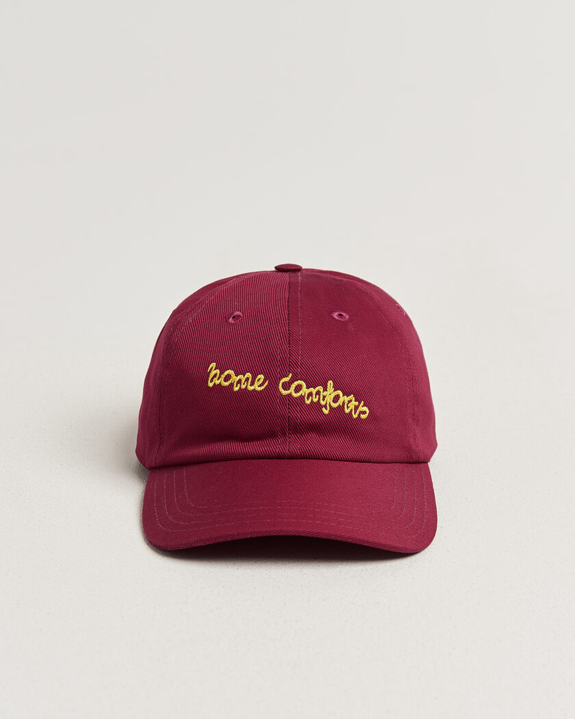 Drake's Home Comforts Twill Baseball Cap Red – Rouge