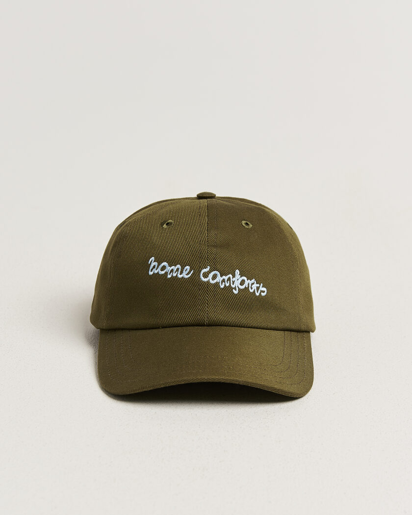 Drake's Home Comforts Twill Baseball Cap Brown – Vert