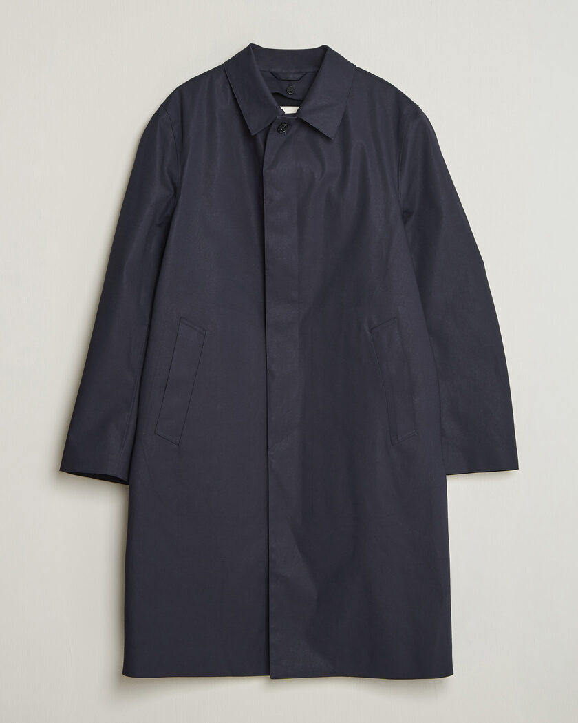Mackintosh Dunkeld Car Coat Navy – Bleu