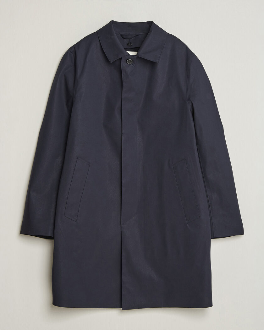 Mackintosh Dunoon Car Coat Navy – Bleu