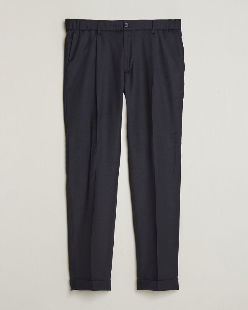 Briglia 1949 Isola Stretch Flannel Trousers Navy – Bleu