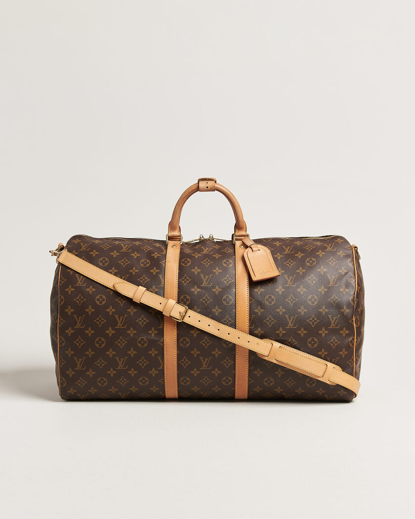 Louis Vuitton Pre-Owned Keepall Bandouliére 55 Monogram – Marron