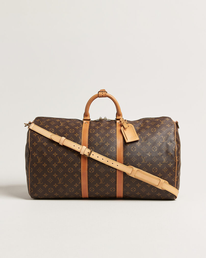 Louis Vuitton Pre-Owned Keepall Bandouliére 55 Monogram – Marron