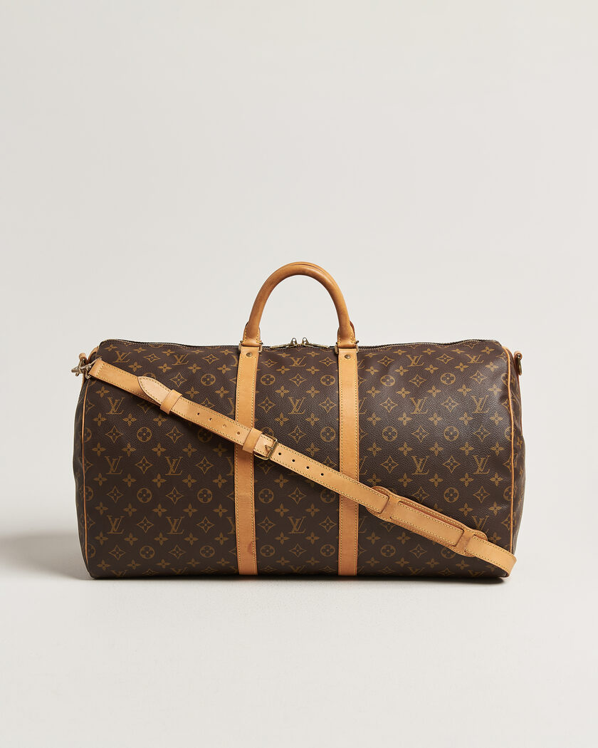 Louis Vuitton Pre-Owned Keepall Bandouliére 55 Monogram – Marron