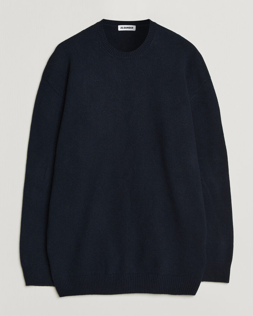 Jil Sander Wool/Cashmere Seamless Sweater Navy – Bleu