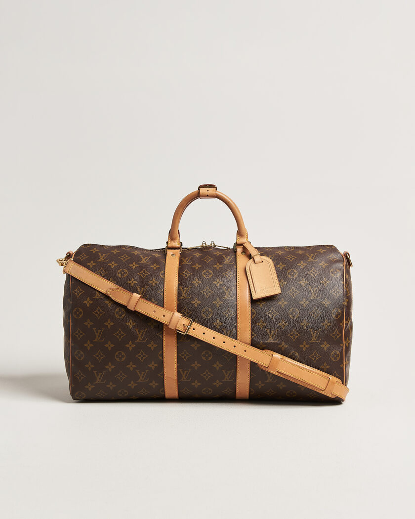 Louis Vuitton Pre-Owned Keepall 50 Bandoulière Monogram – Marron