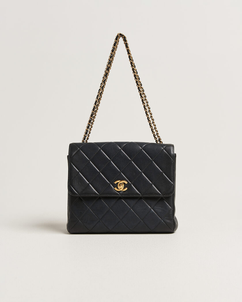 Chanel Pre-Owned Single Flap Bag Lambskin Black – Noir