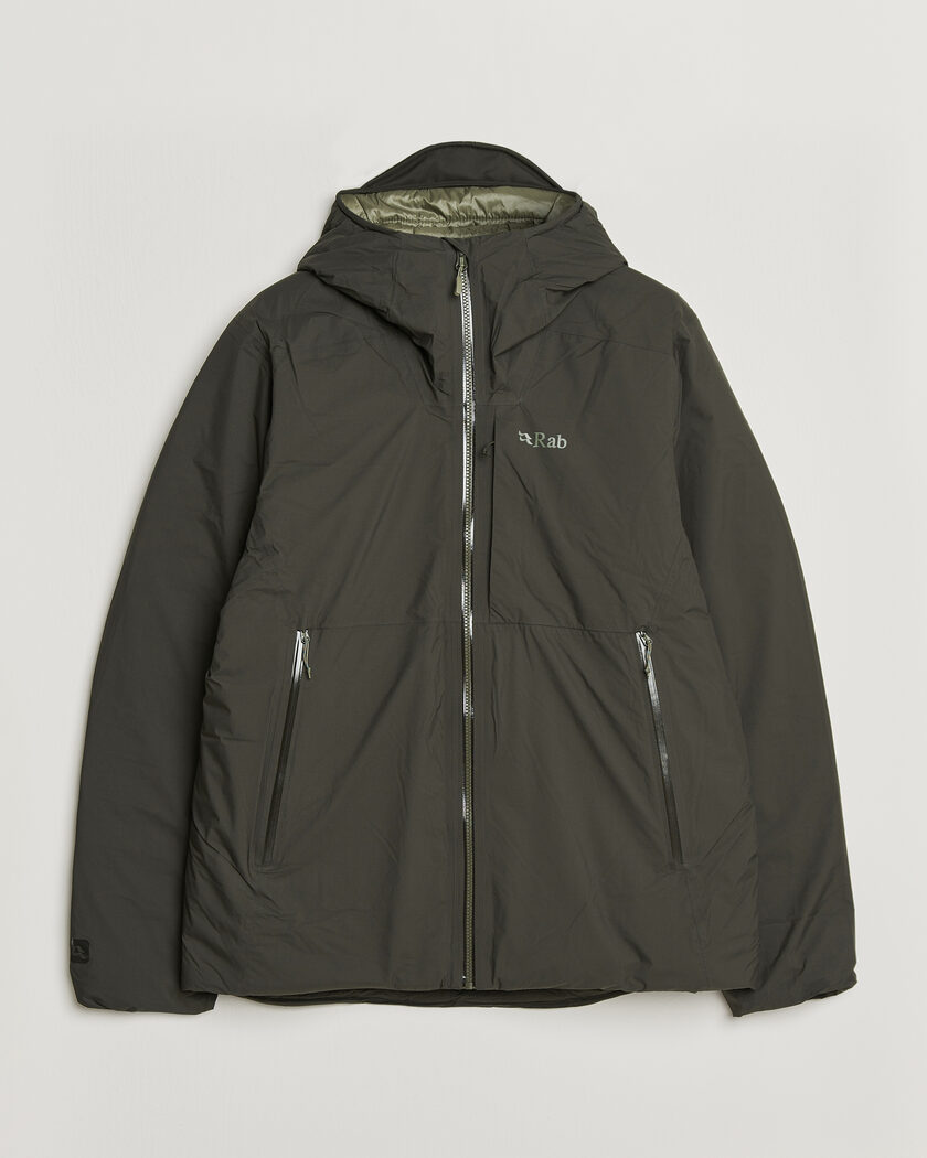 Rab Microlight Waterproof Shield Jacket Dark Army – Vert