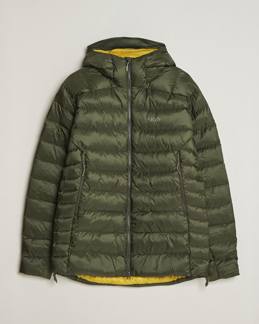 Rab Electron Pro Hoody Mid Down Jacket Army  – Vert