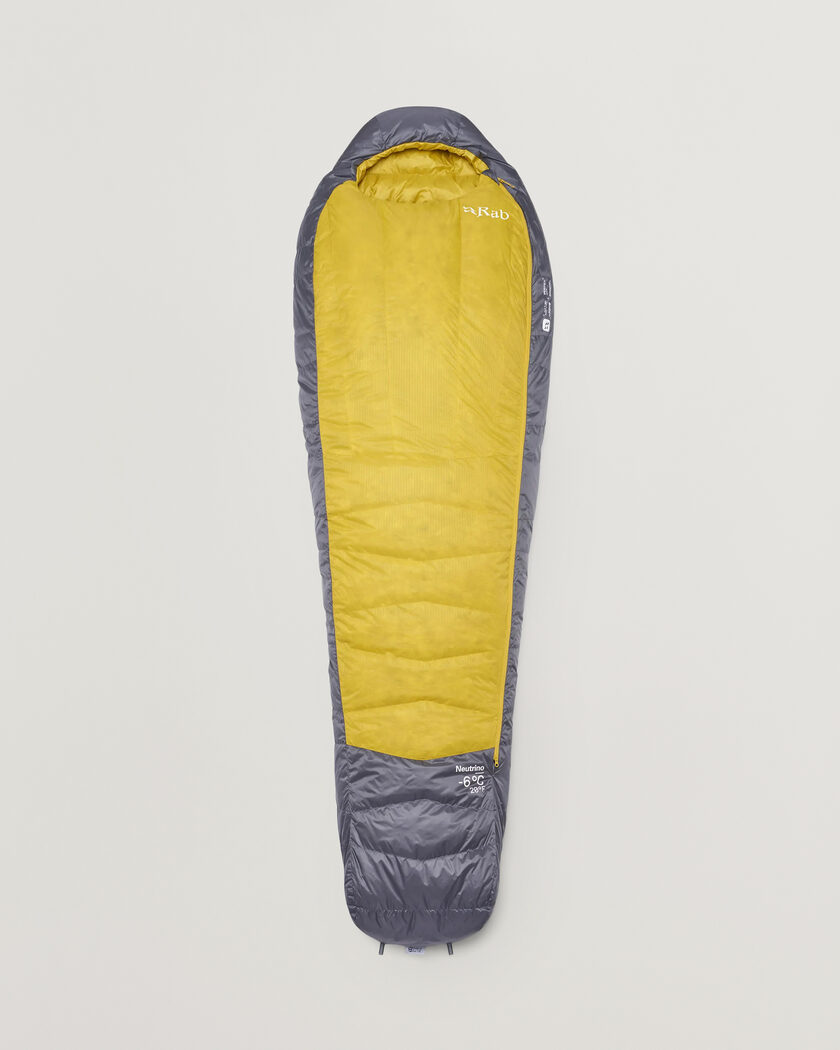 Rab Neutrino -6C Sleeping Bag Regular Graphene/Dark Pollen – Multicolore