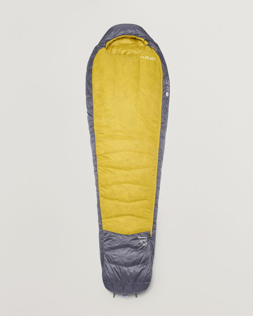 Rab Neutrino -6C Sleeping Bag Long Graphene/Dark Pollen – Multicolore