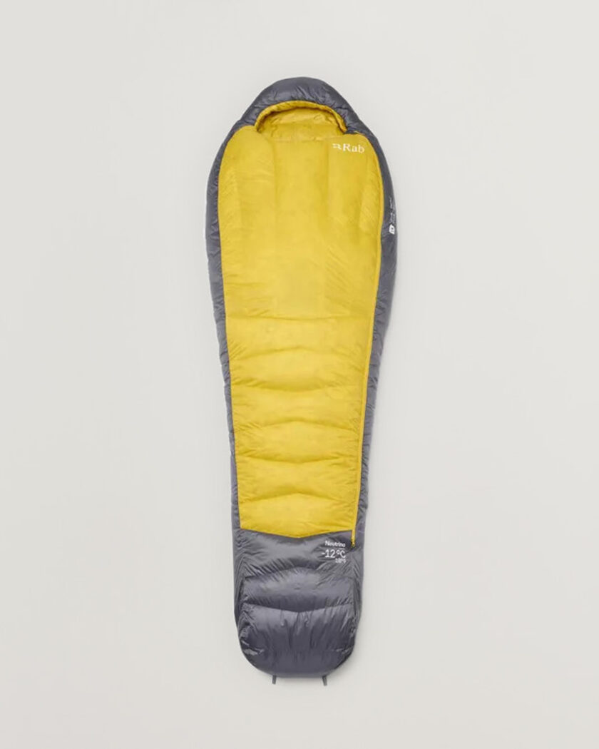  Rab Neutrino -12C Sleeping Bag Regular Graphene/Dark Pollen