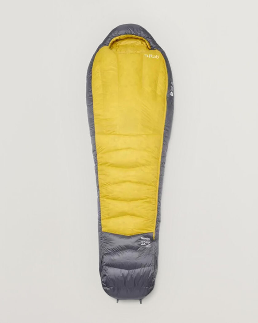  Rab Neutrino -12C Sleeping Bag Long Graphene/Dark Pollen