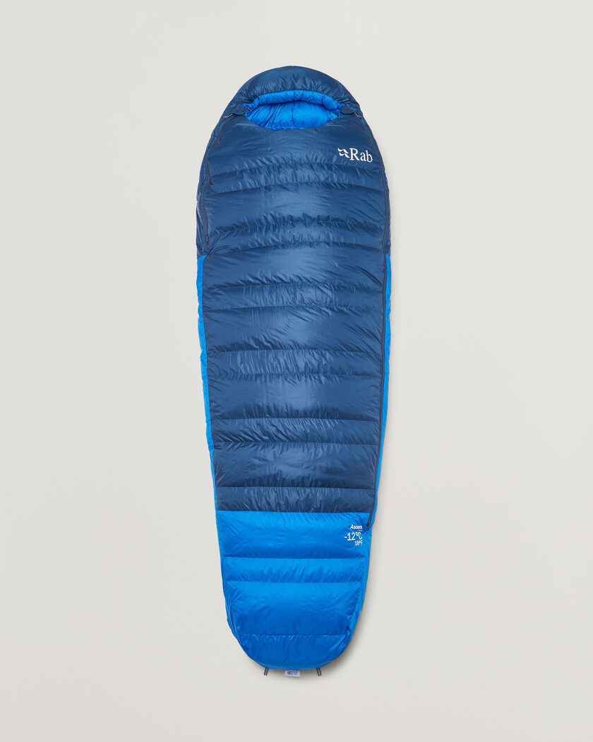 Rab Ascent -12 Sleeping Bag Regular Tempest Blue/Maya Blue – Bleu