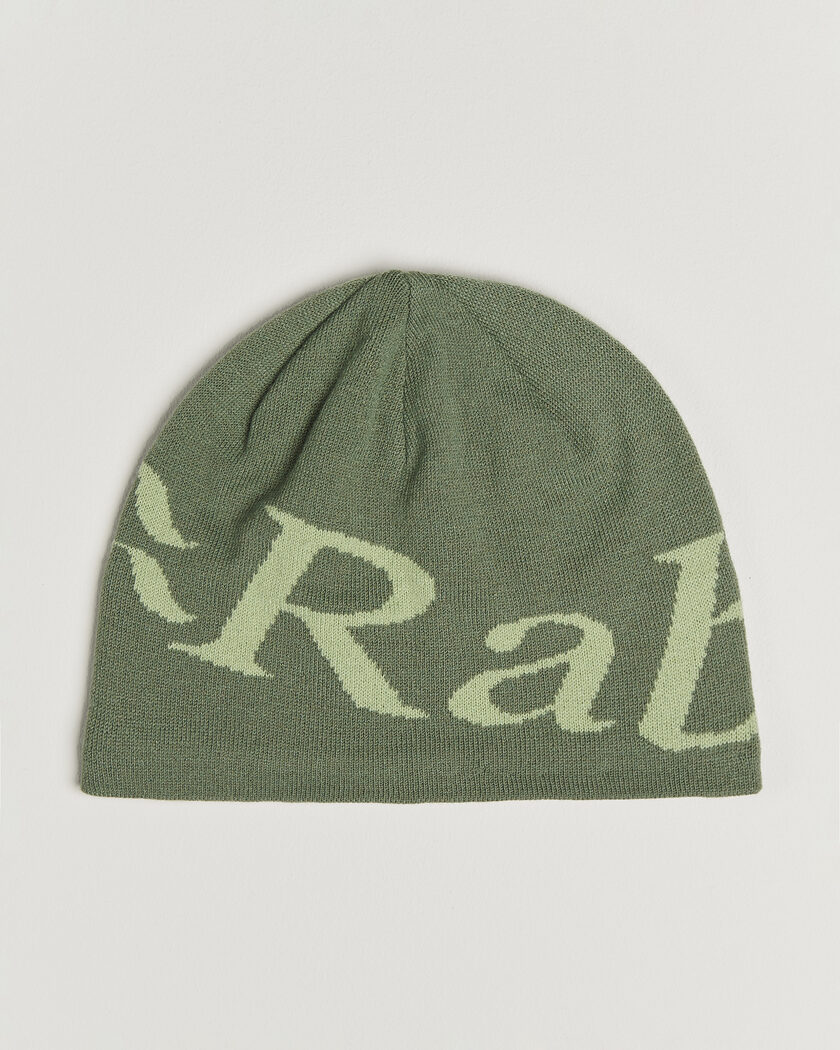 Rab Logo Beanie Dark Fig Green/Fig Green – Vert