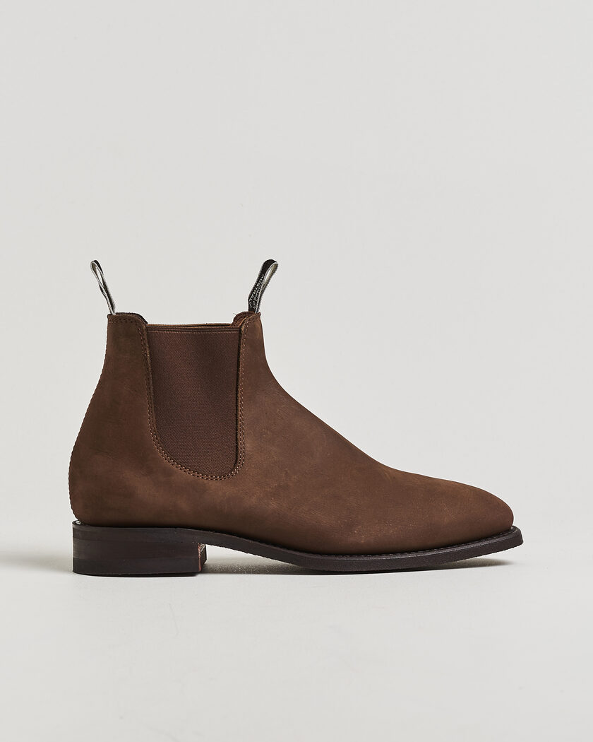 R.M.Williams Comfort Craftsman G Boot Lichen Suede – Vert