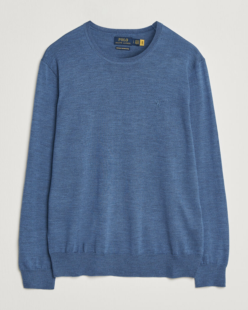 Polo Ralph Lauren Long Sleeve Pullover Clarity Blue – Bleu