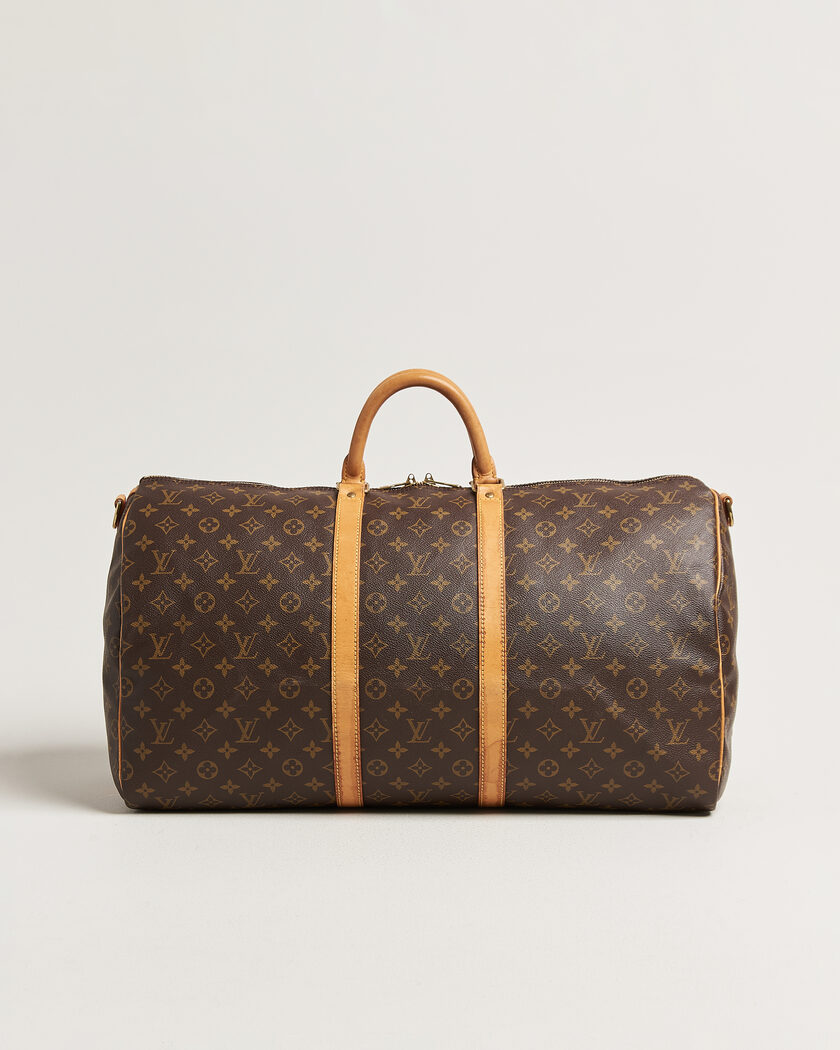 Louis Vuitton Pre-Owned Keepall 55 Bandouliére Monogram – Marron
