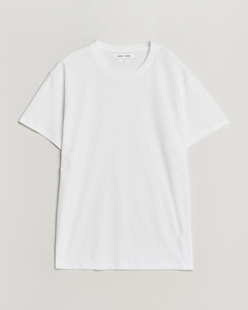 Samsøe Samsøe Kronos Cotton T-Shirt White – Blanc
