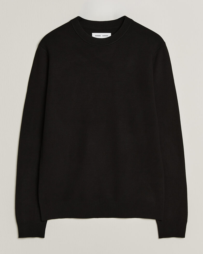 Samsøe Samsøe Matt Crew Neck Sweater Black – Noir