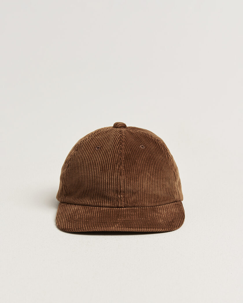 BEAMS PLUS 6 Panel Corduroy Cap Brown – Marron