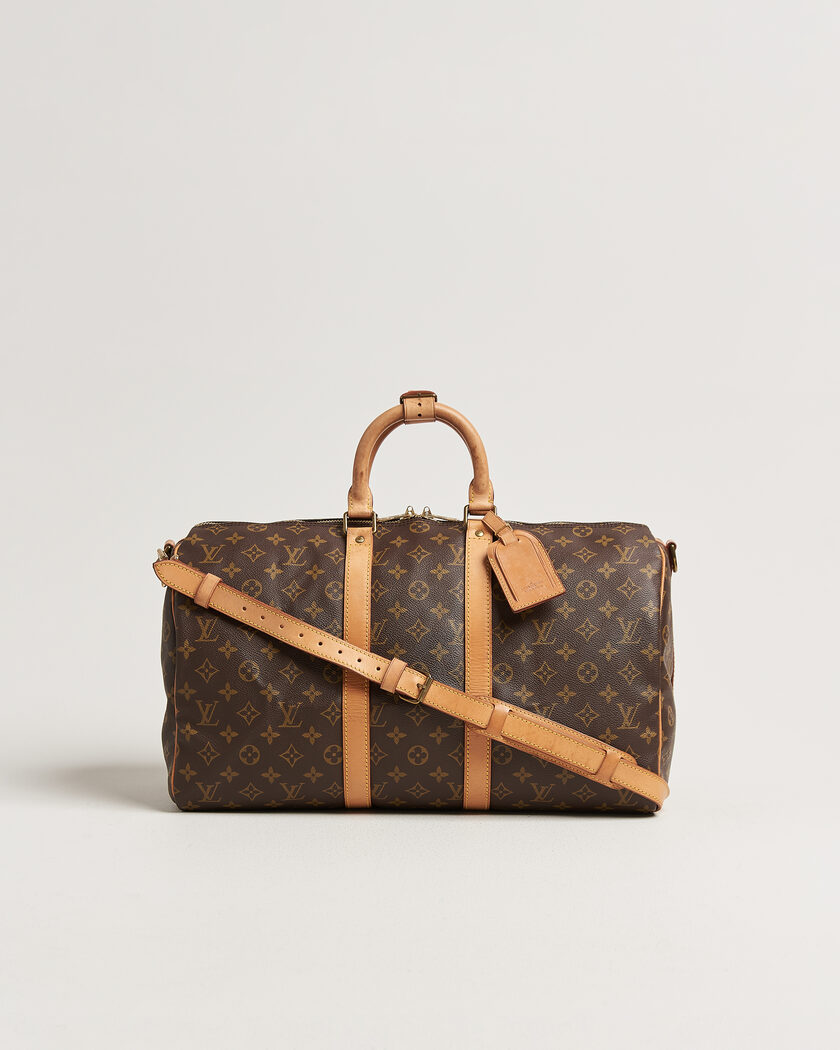 Louis Vuitton Pre-Owned Keepall Bandouliére 45 Monogram – Marron