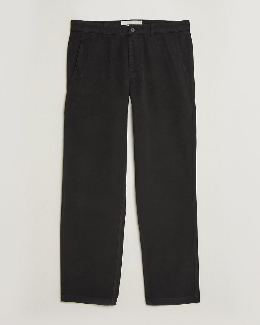 A Day's March Miller Cotton/Lyocell Trousers Black – Noir