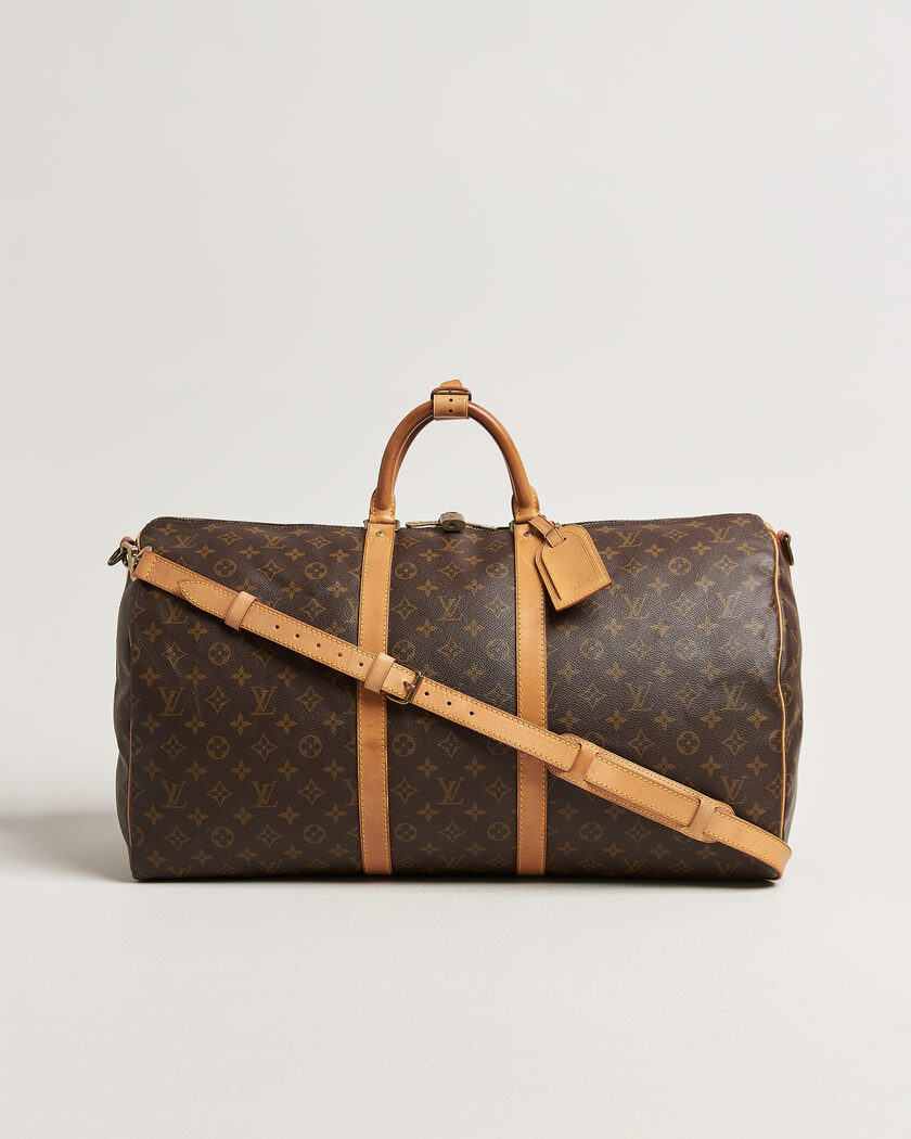 Louis Vuitton Pre-Owned Keepall 55 Bandoulière Monogram – Marron