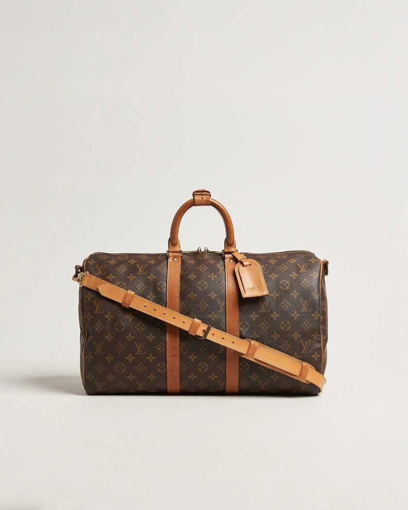 Louis Vuitton Pre-Owned Keepall 45 Bandoulière Monogram – Marron