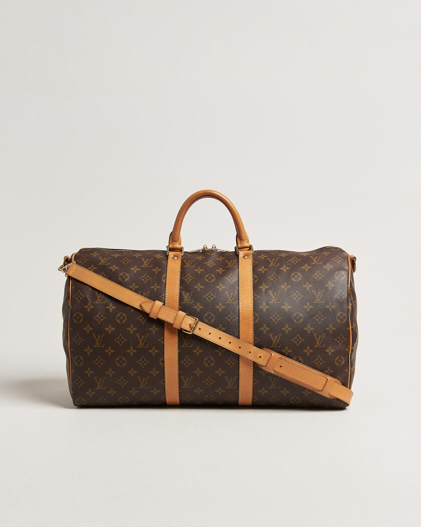 Louis Vuitton Pre-Owned Keepall 50 Bandoulière Monogram – Marron