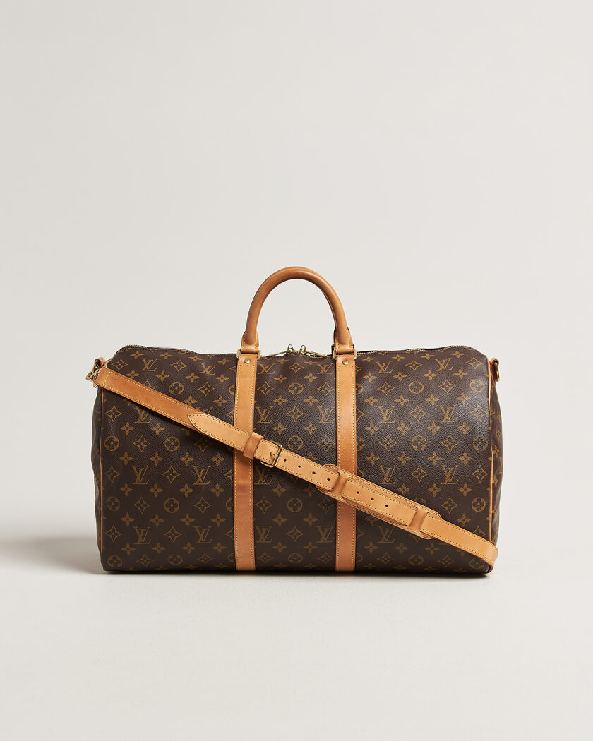 Louis Vuitton Pre-Owned Keepall 50 Bandoulière Monogram – Marron