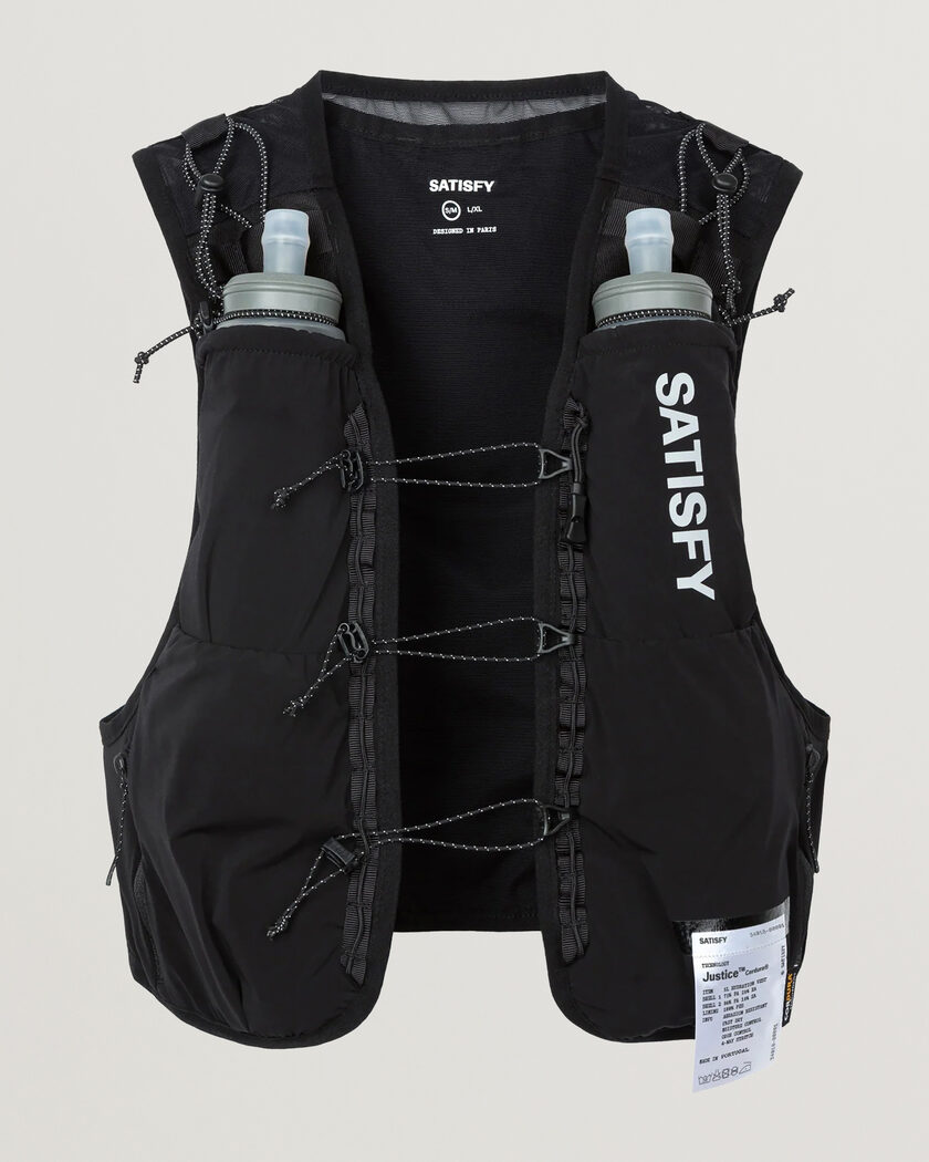 Satisfy TechSilk Drift Cordura 5L Hydration Vest Black – Noir
