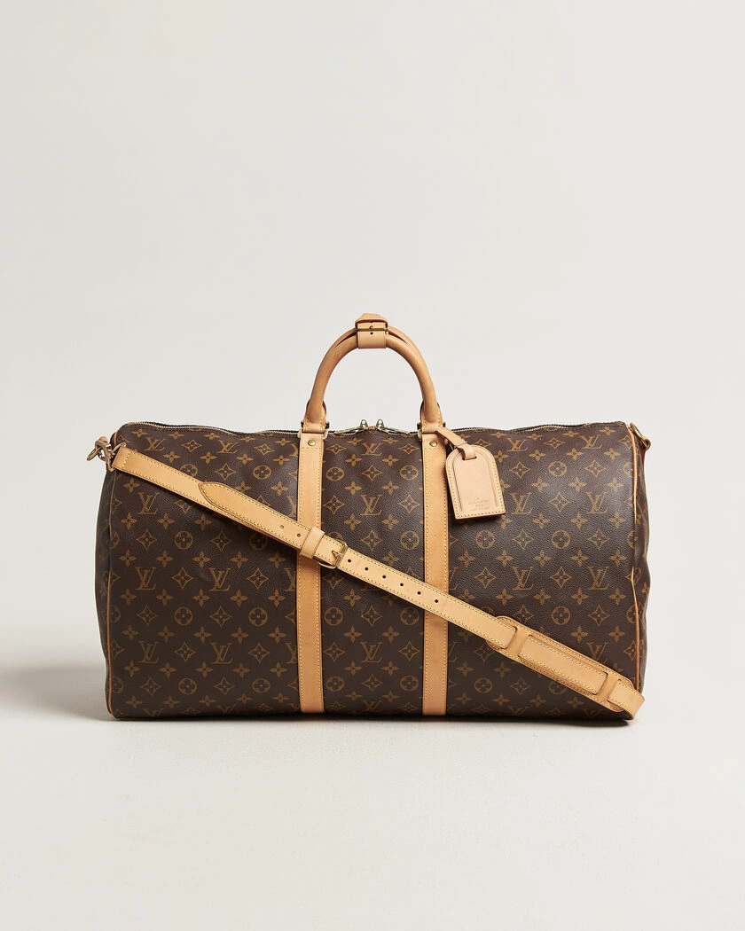 Louis Vuitton Pre-Owned Keepall Bandouliére 55 Monogram – Marron
