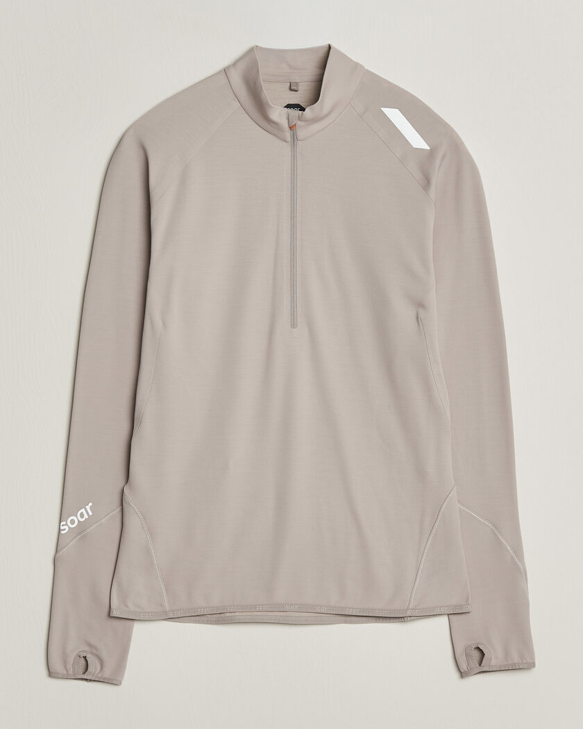 SOAR Running Wool Tech Top Opal Grey – Gris