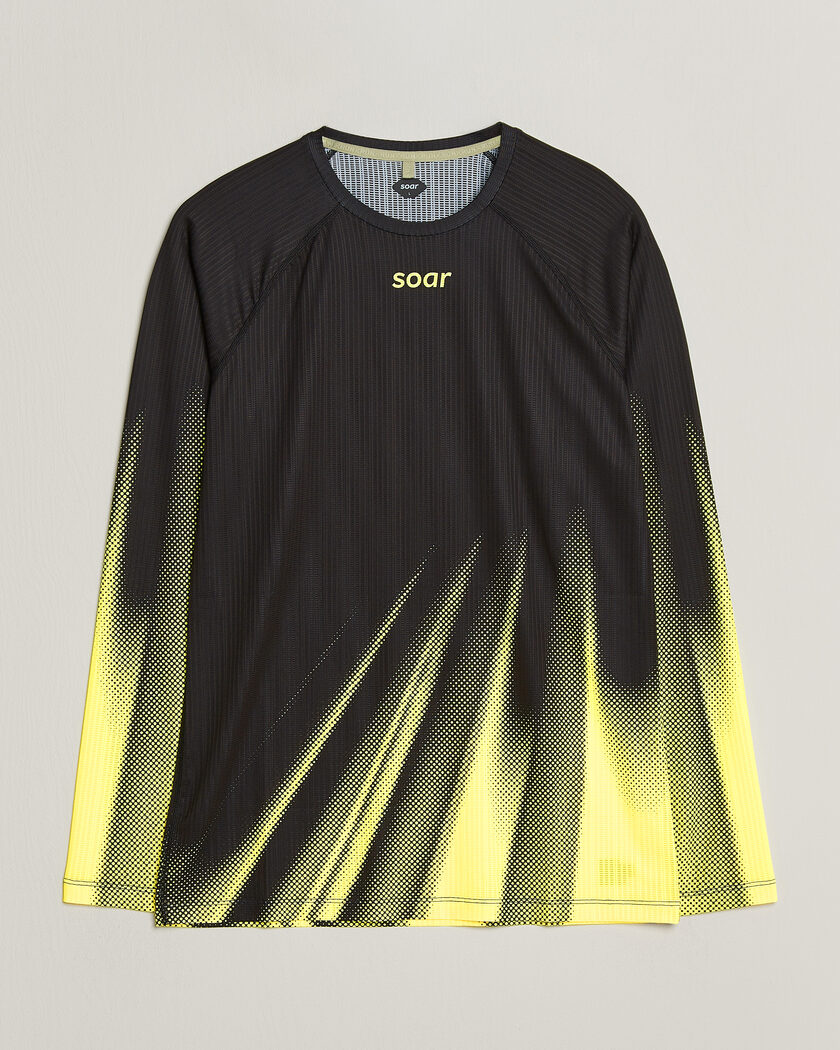 SOAR Running LS Race Base Yellow/Black – Multicolore