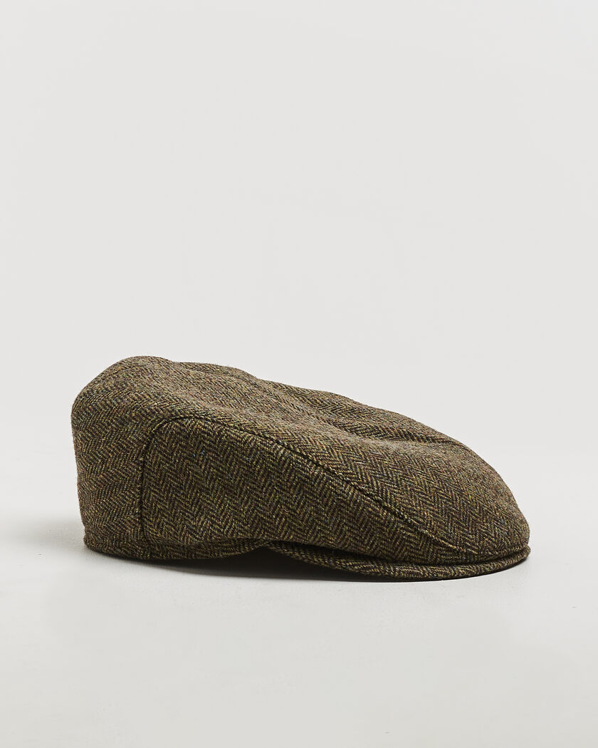 Wigéns Ivy Slim Herringbone Cap Olive – Vert