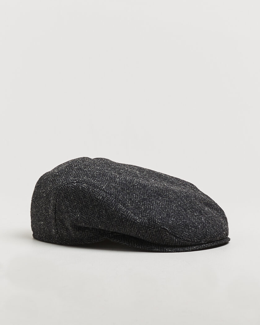 Wigéns Ivy Slim Herringbone Cap Dark Grey – Gris