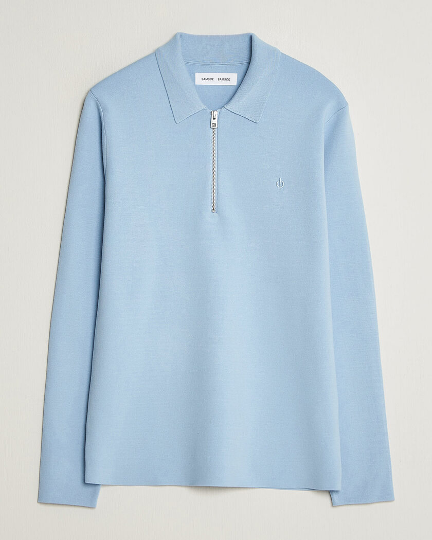 Samsøe Samsøe Matt Half Zip Windsurfer – Bleu