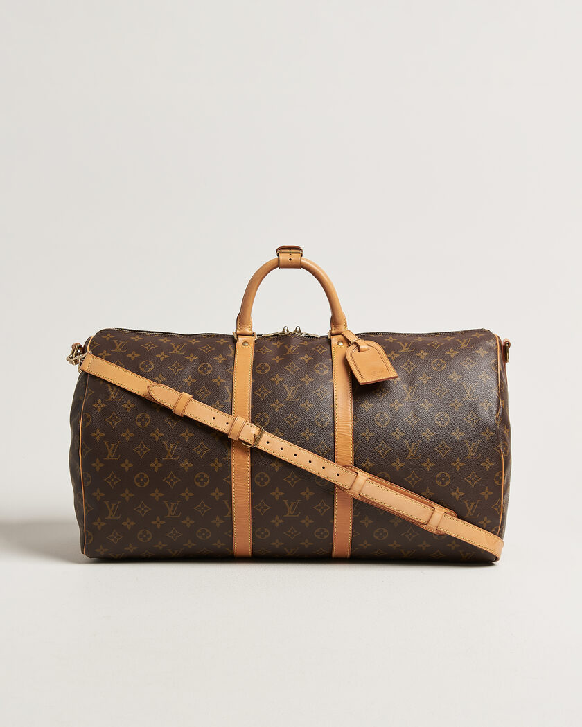 Louis Vuitton Pre-Owned Keepall 55 Bandoulière Monogram – Marron