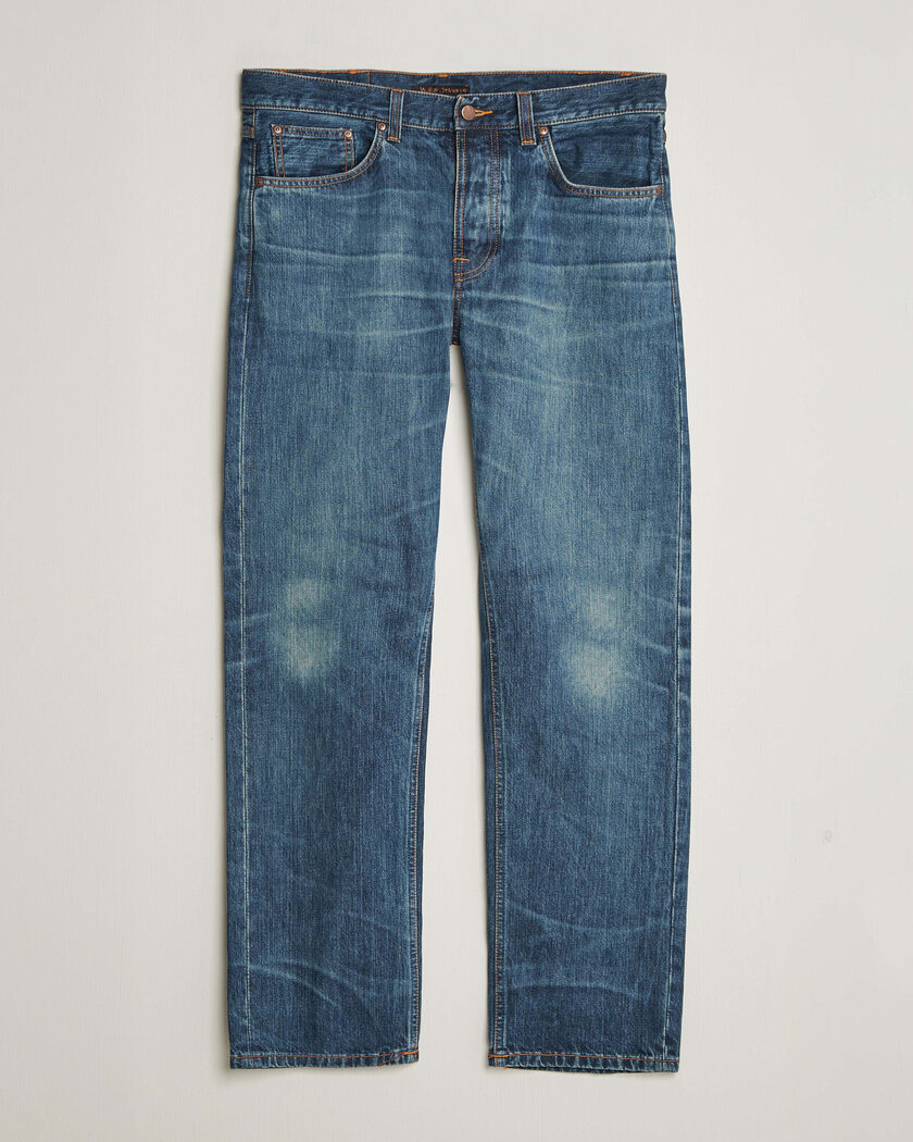 Nudie Jeans Rad Rufus Jeans Lineage Tracks – Bleu