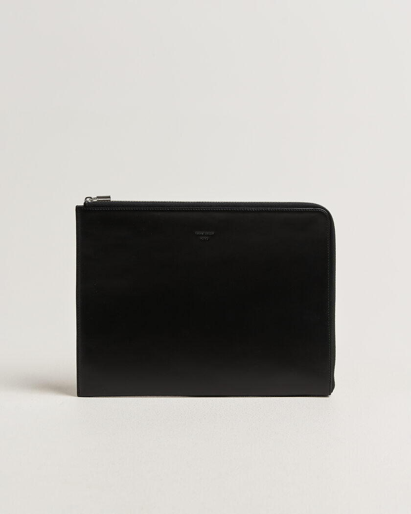 Tiger of Sweden Vitama Smooth Leather Portfolio Black – Noir