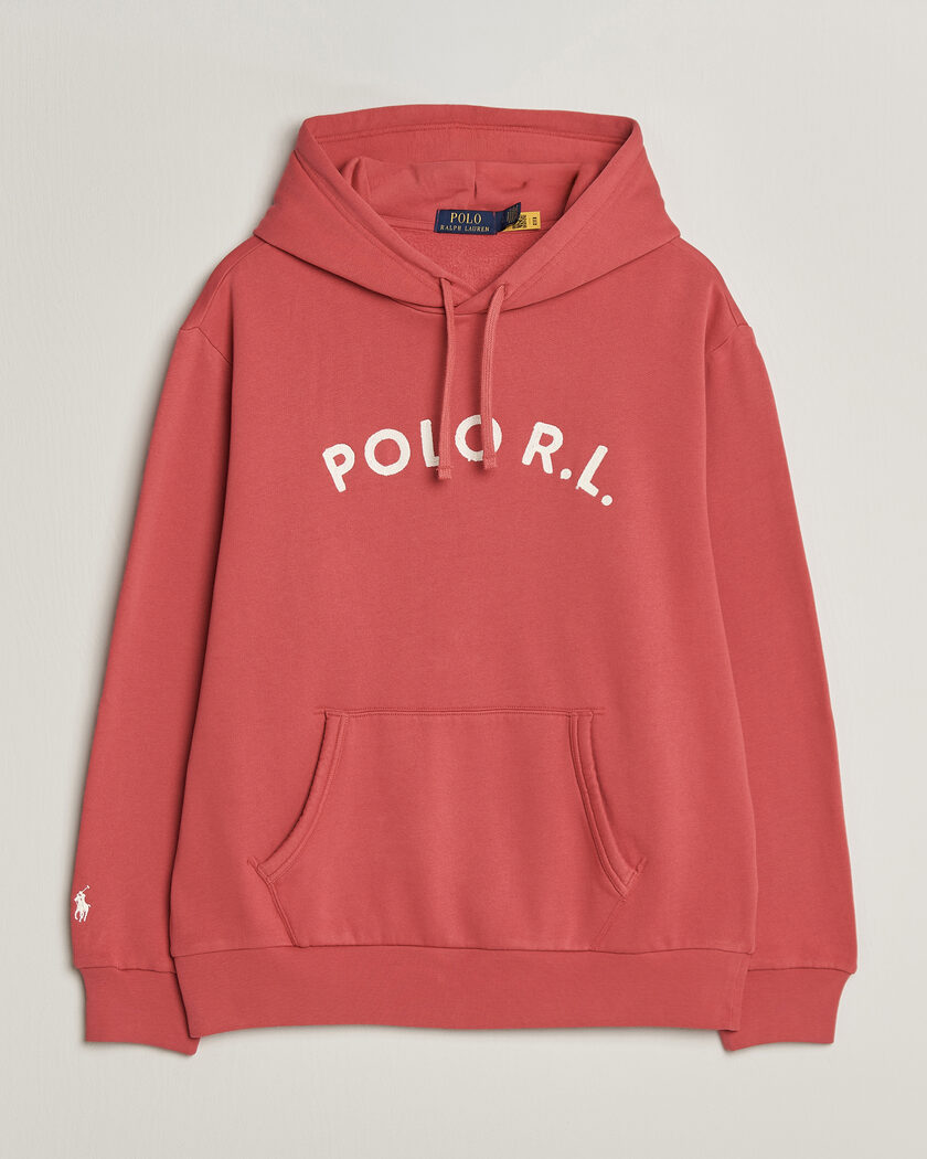 Polo Ralph Lauren Cotton Chest Logo Hood Nantucket Red – Rouge