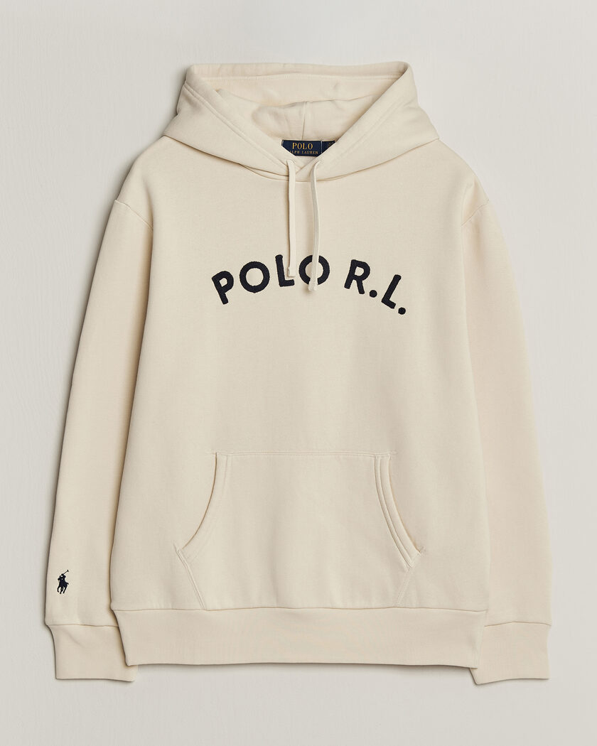 Polo Ralph Lauren Cotton Chest Logo Hood Andover Cream – Blanc