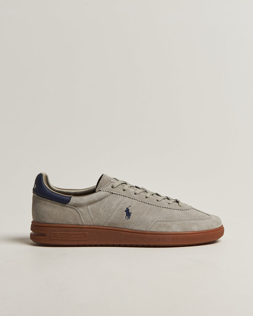 Polo Ralph Lauren Bedford Suede Sneaker Earth Grey – Gris